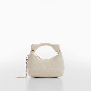 Mango Textured Knot Handle Bag